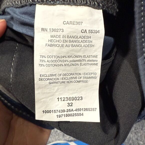 Lee Cargo Shorts Mens 32 Camo White Blue Active Stretch Motion Flex - Picture 9 of 10